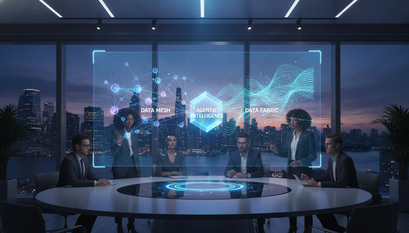 Data Mesh vs. Data Fabric: Architecting for Agentic Intelligence in 2026