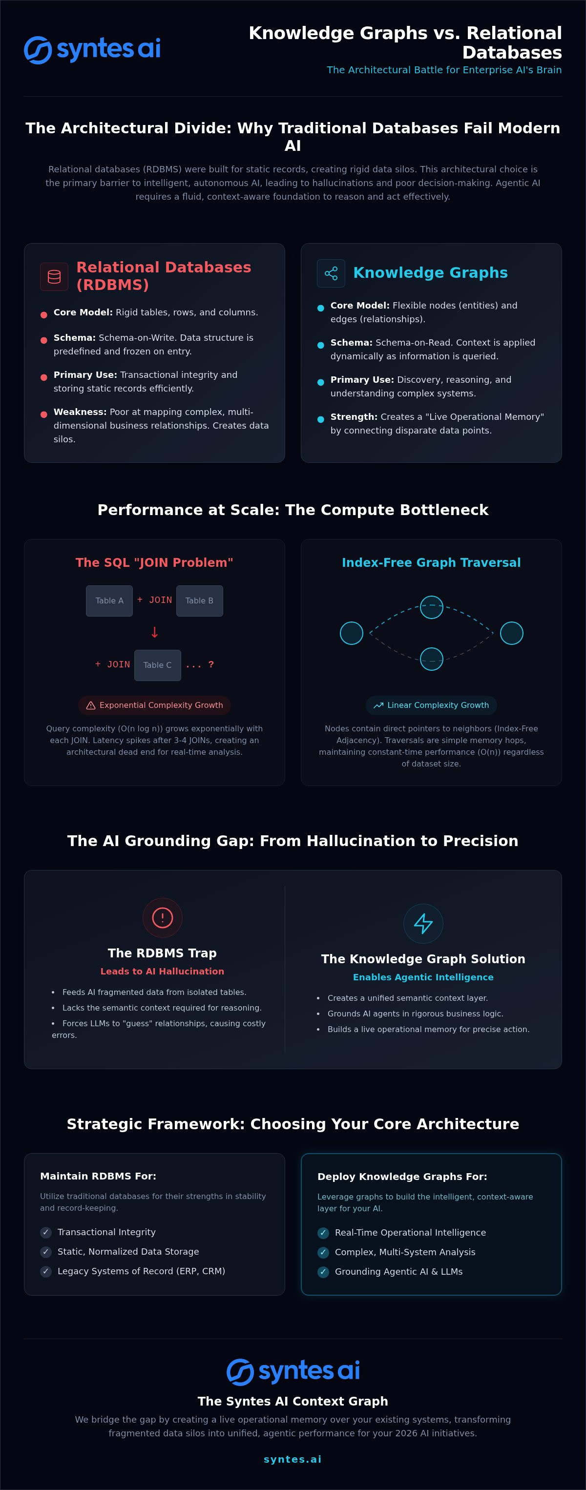Knowledge Graph vs. Relational Database: Architecting for Agentic AI in 2026